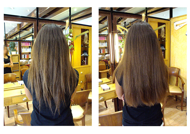 Extensions cheveux Fins - Avant/Après SandrineDelobel.com