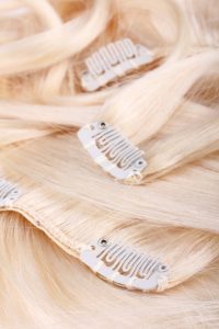 clips cheveux blonds extensions cheveux fins